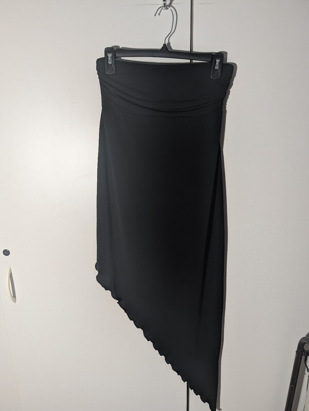 Urban Outfitters Asymmetric Black Women’s Small Dress Sleek Draped Design